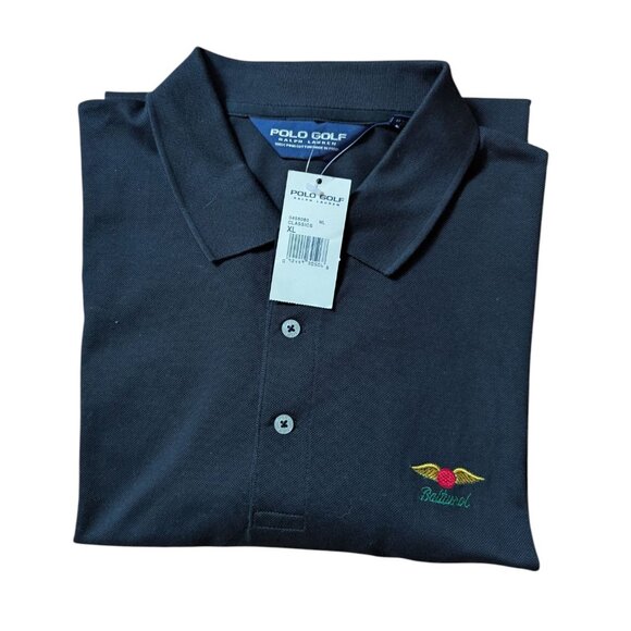 Ralph Lauren Polo Golf Other - Polo Ralph Lauren Black BALTUSROL Golf Club 100% Pima Cotton Polo Shirt XL